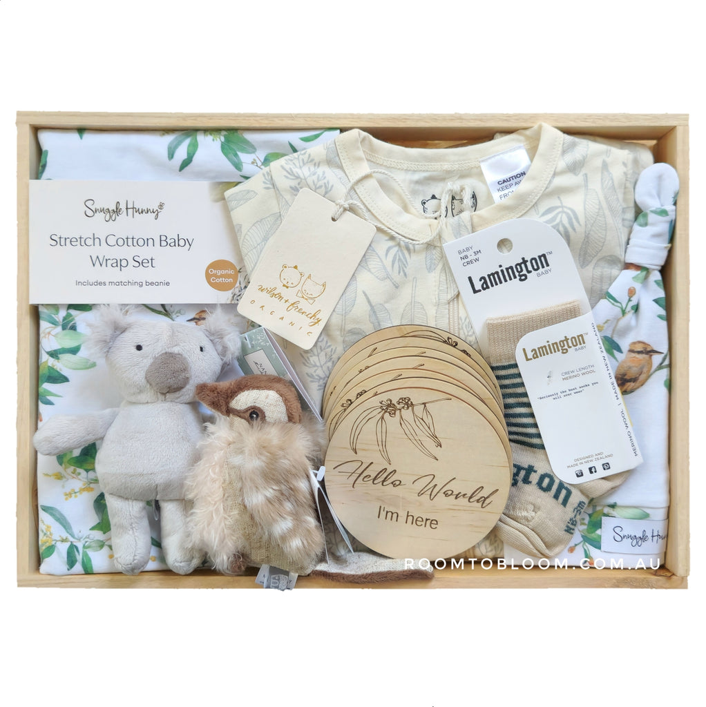 ROOM TO BLOOM Aussie Mates Baby Gift Hamper