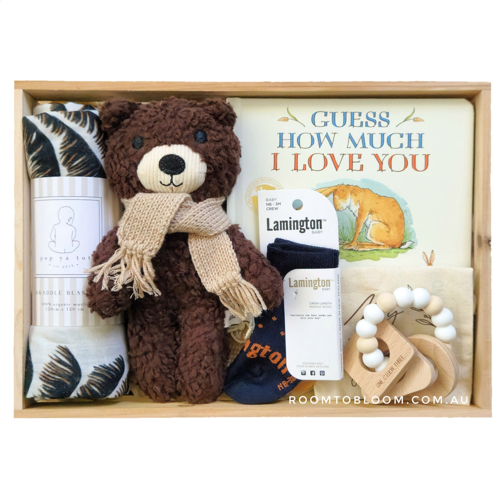 ROOM TO BLOOM Bear Hug Baby Gift Hamper