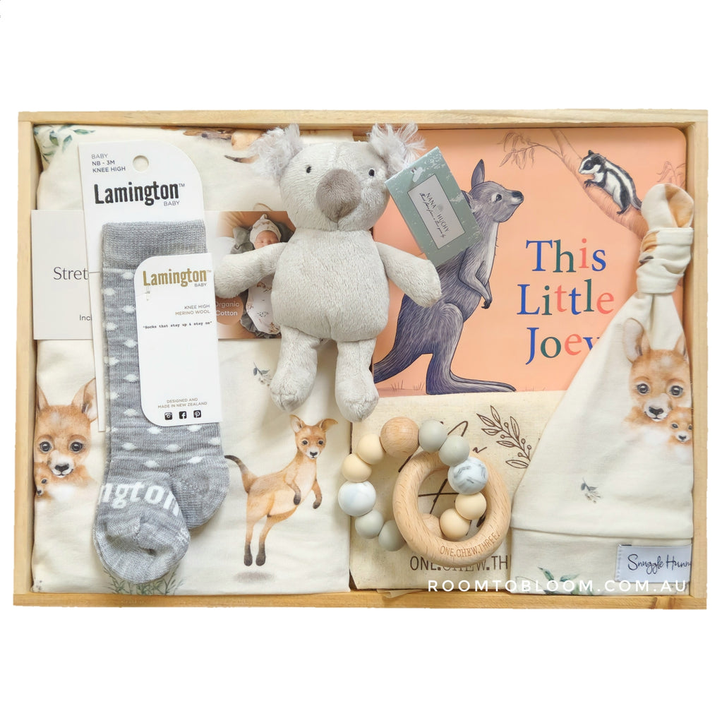 ROOM TO BLOOM Hop, Skip & Jump Baby Gift Hamper