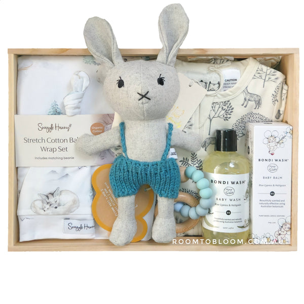 ROOM TO BLOOM Snow Bunny Baby Gift Hamper