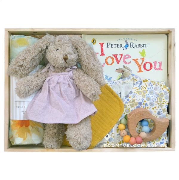 ROOM TO BLOOM Sunny Bunny Baby Gift Hamper